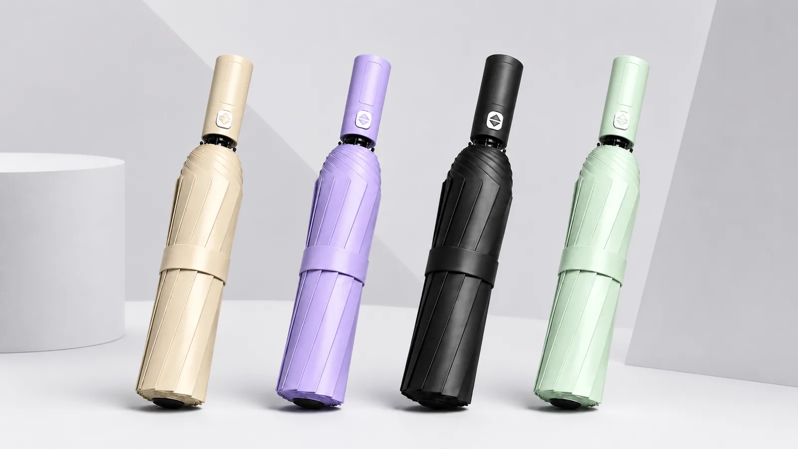 Folding auto umbrella — 350g compact
