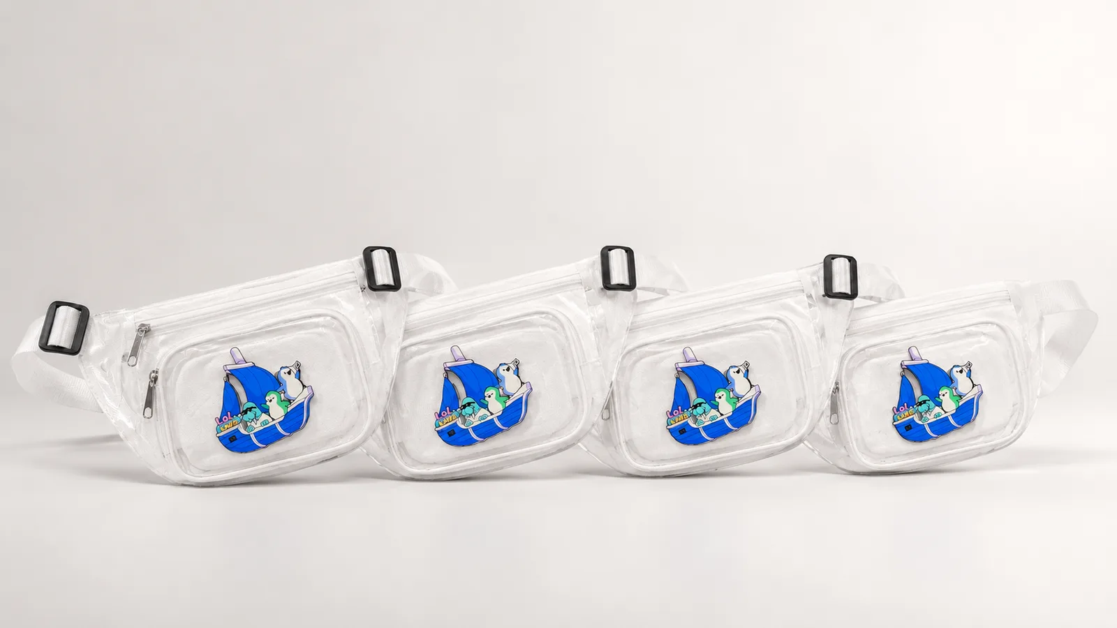 Summer clear PVC crossbody bag