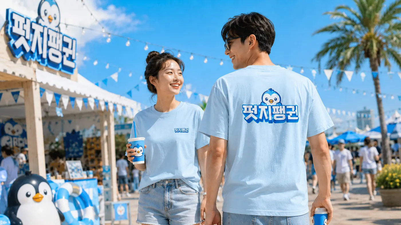 이번에 제작한 반팔 티셔츠