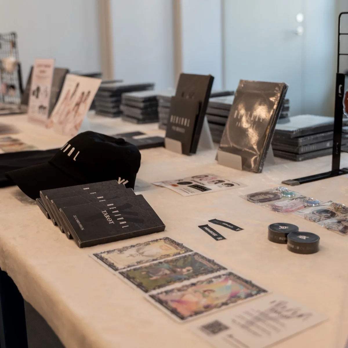 AO Entertainment's Primrose debut merch: 6 items, 1,400 units — built in 4 weeks for a Sweden pop-up cover 3